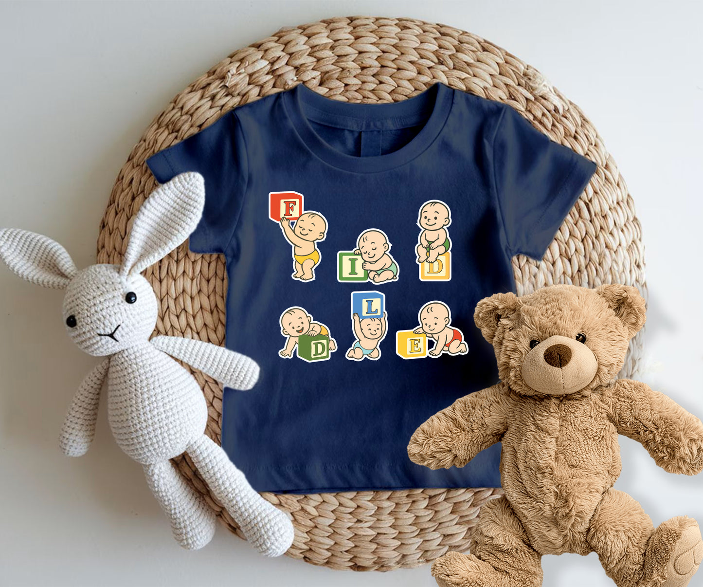 Baby Blocks 2-Kids Tshirt