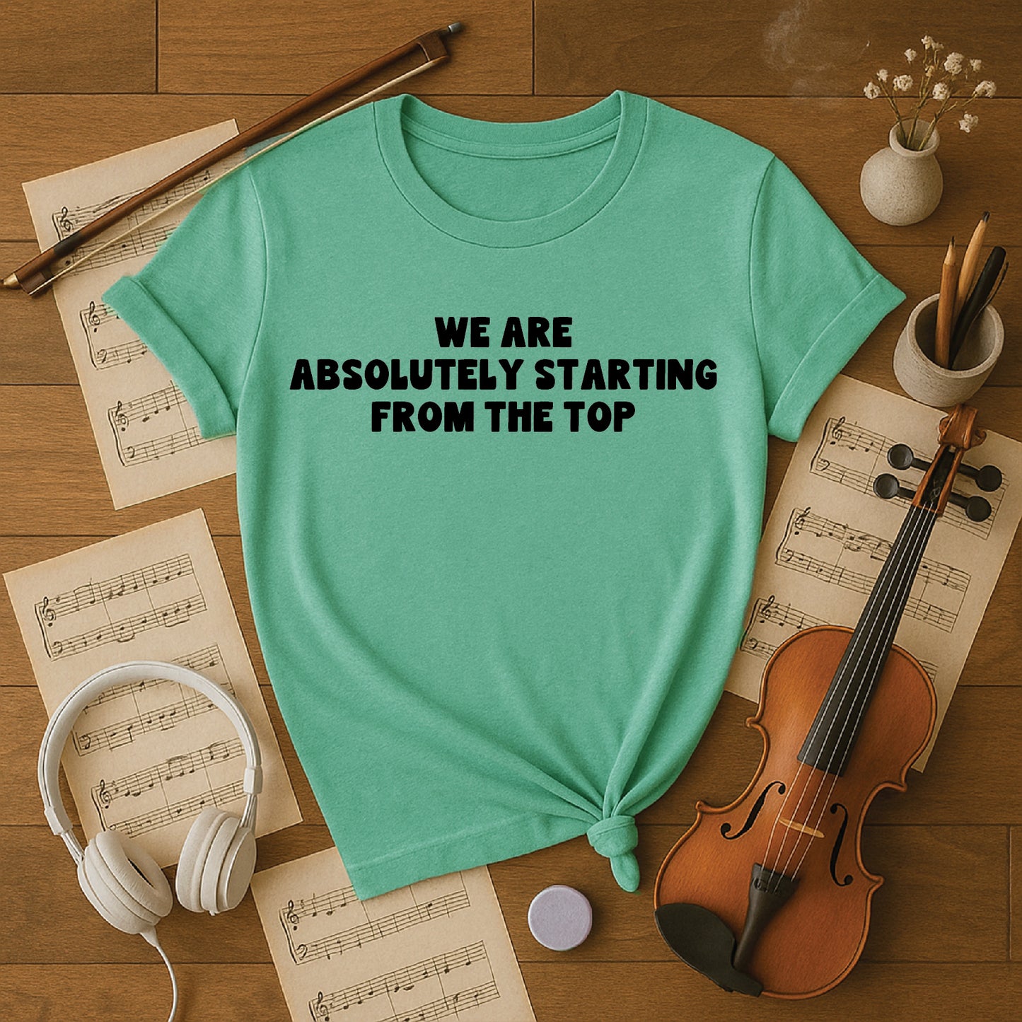 We are absolutely starting from the top