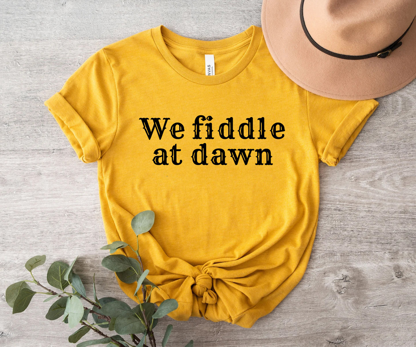 We fiddle at dawn