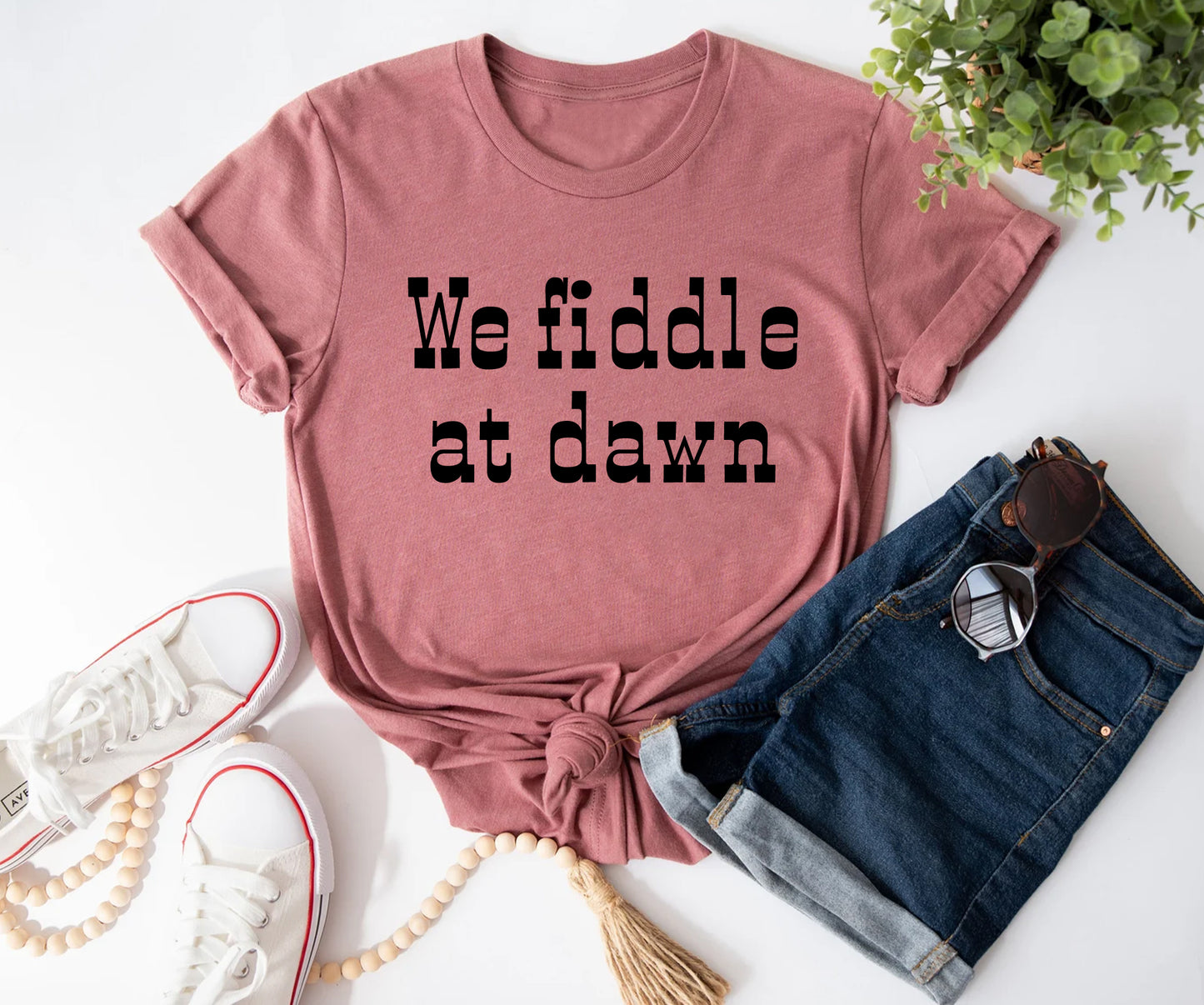 We fiddle at dawn