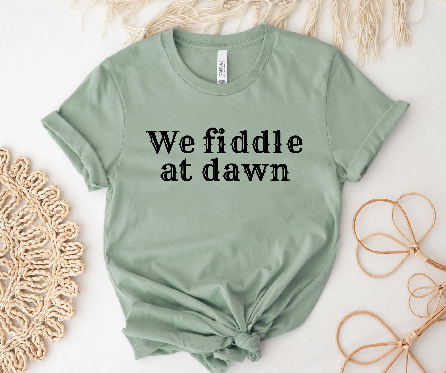 We fiddle at dawn