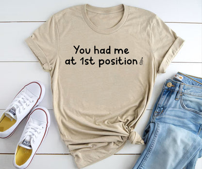 You had me at 1st position BELLA+CANVAS