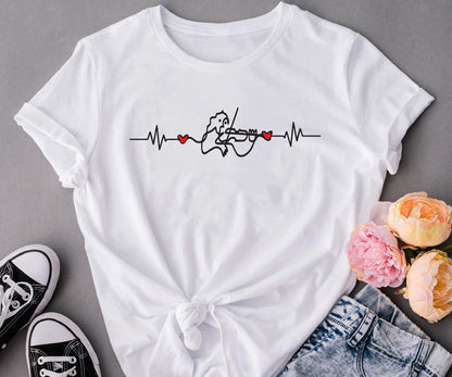 Cute Fiddle Graphic T-Shirt Printify