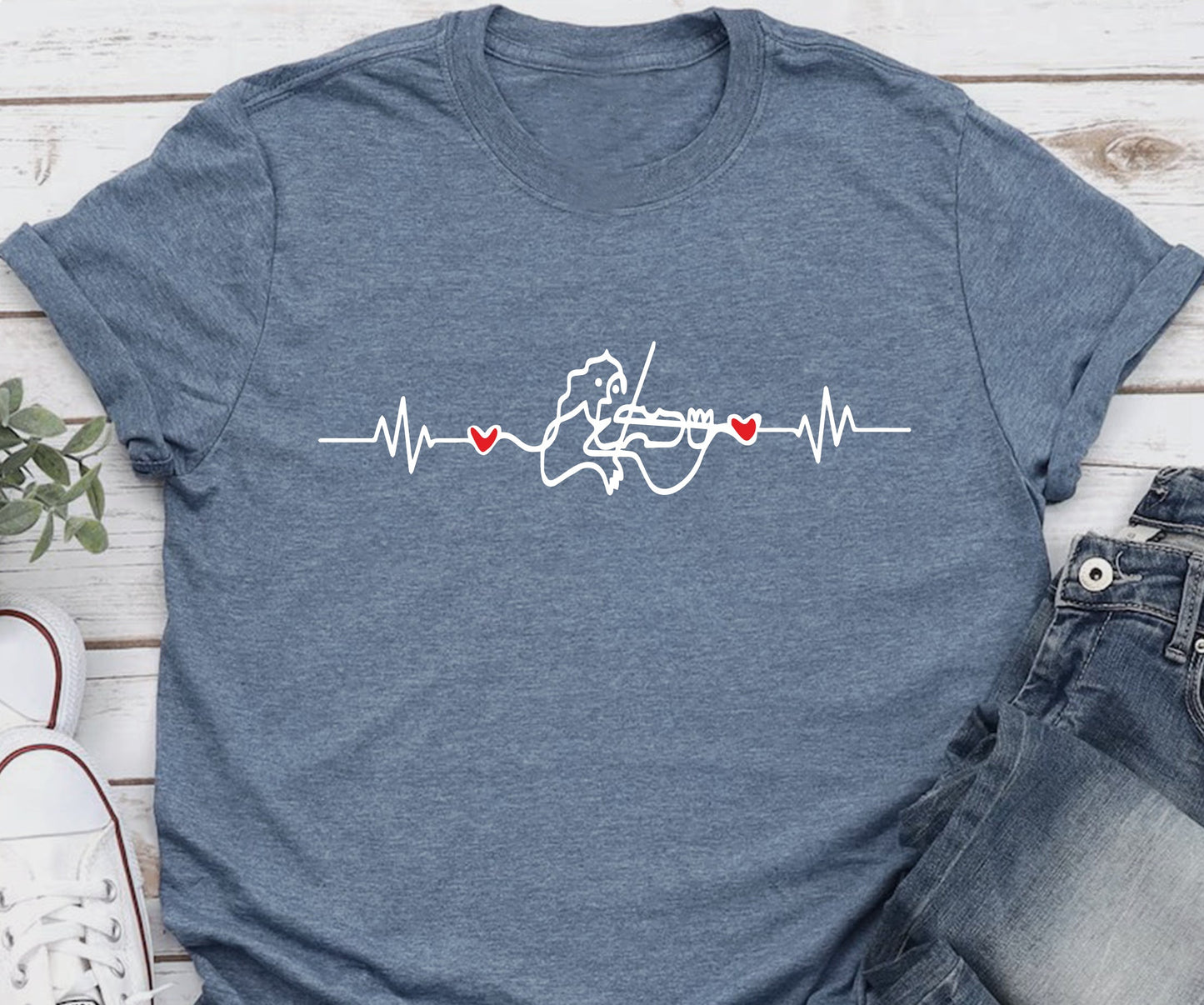 Cute Fiddle Graphic T-Shirt Printify