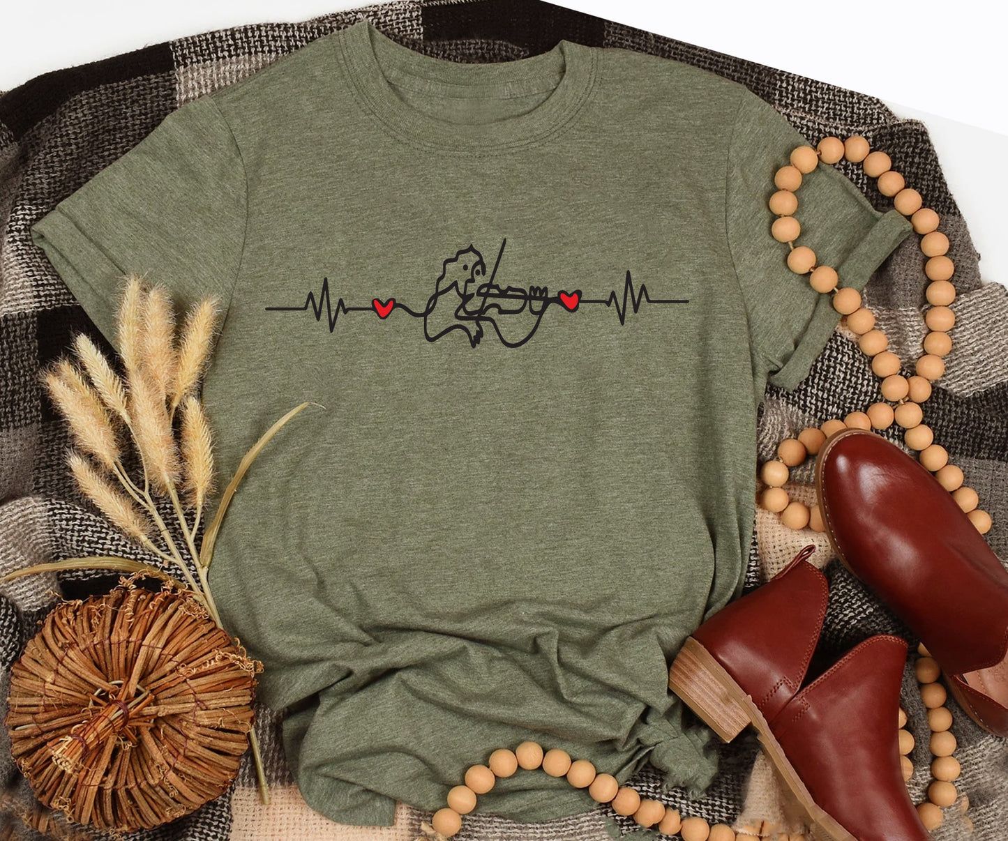 Cute Fiddle Graphic T-Shirt Printify