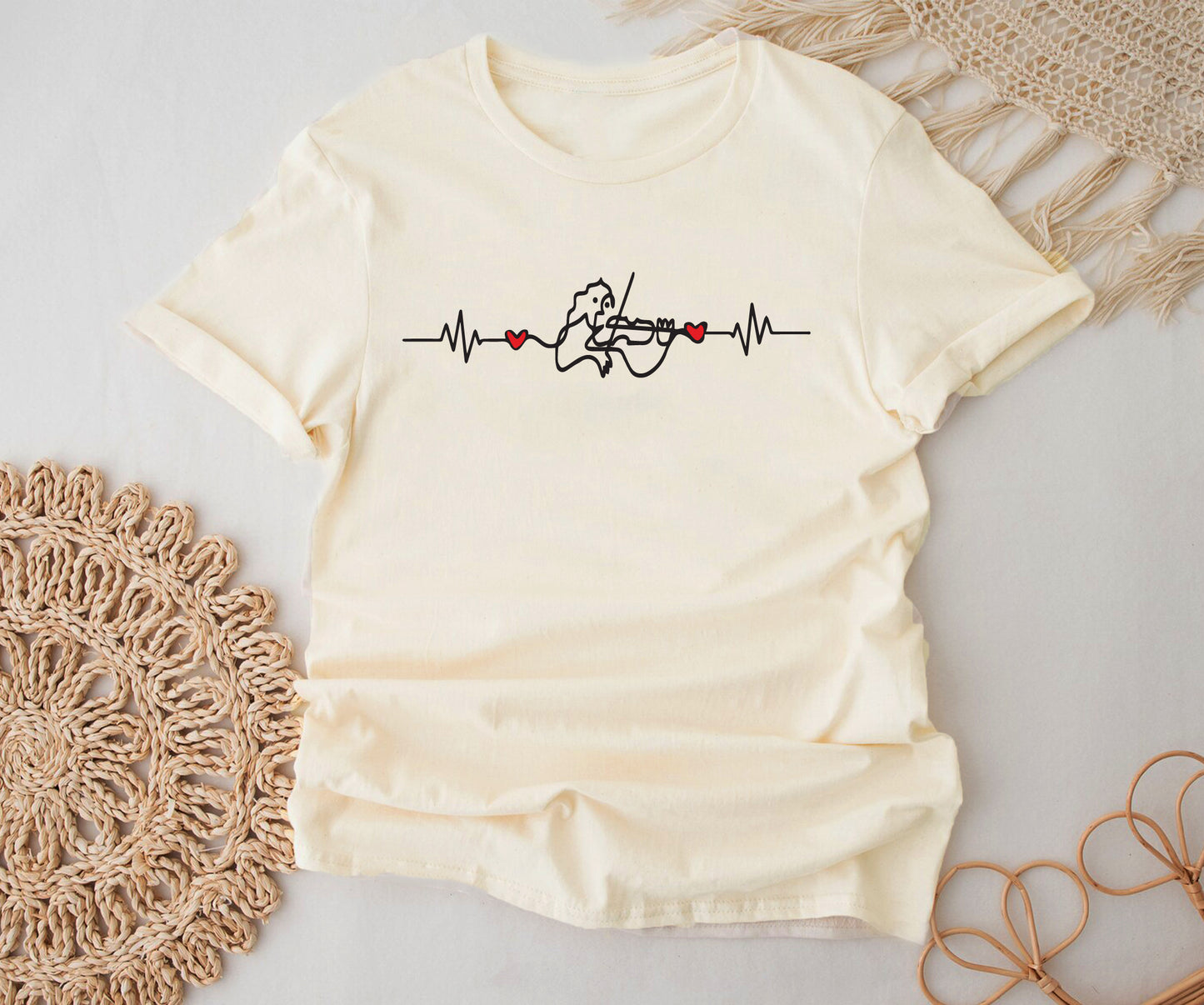 your cute design with red hearts