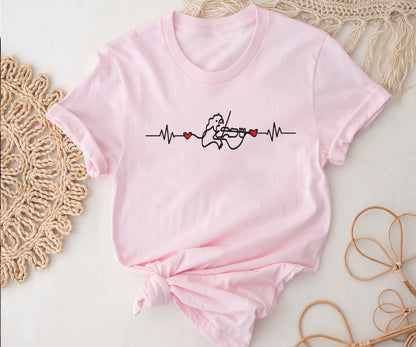 your cute design with red hearts