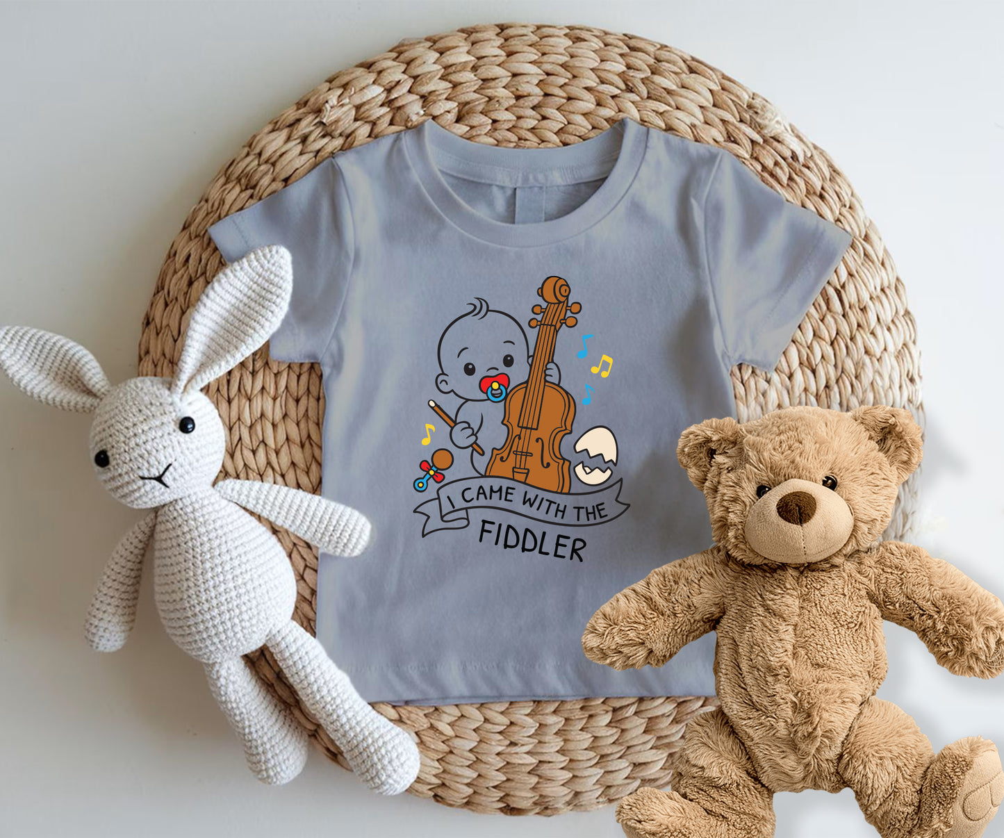 I came with the fiddler-Kids Tshirt