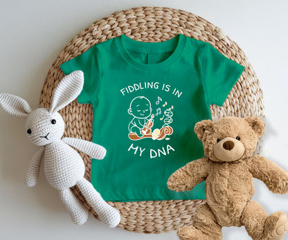 Fiddling is in my DNA-Kids Tshirt