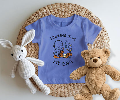 Fiddling is in my DNA-Kids Tshirt