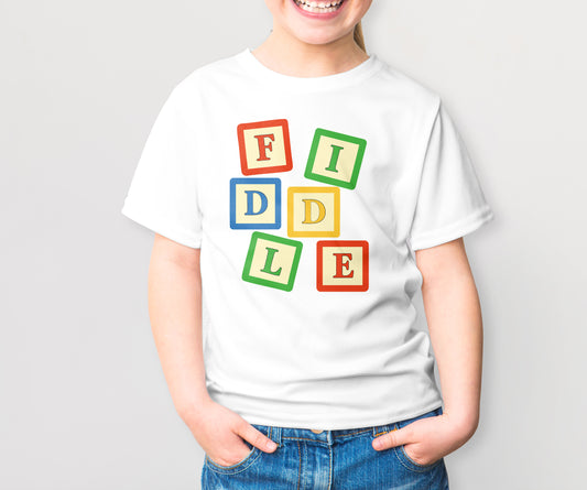 Fiddle 5 -Kids Tshirt