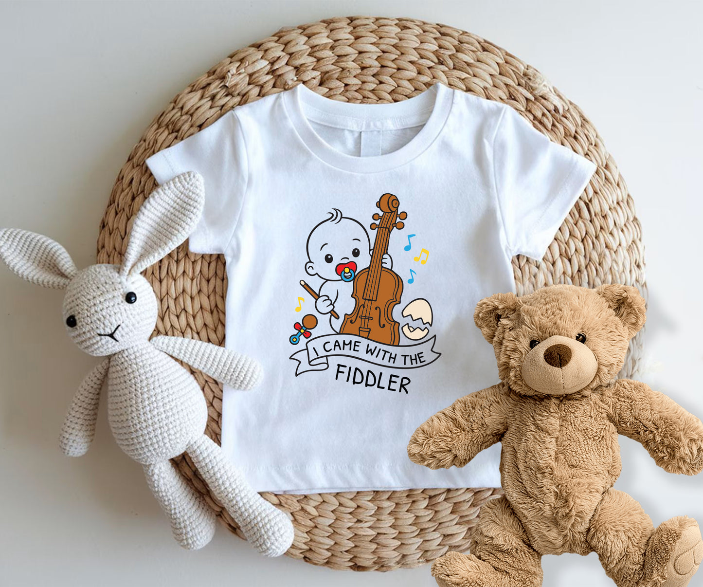 I came with the fiddler-Kids Tshirt