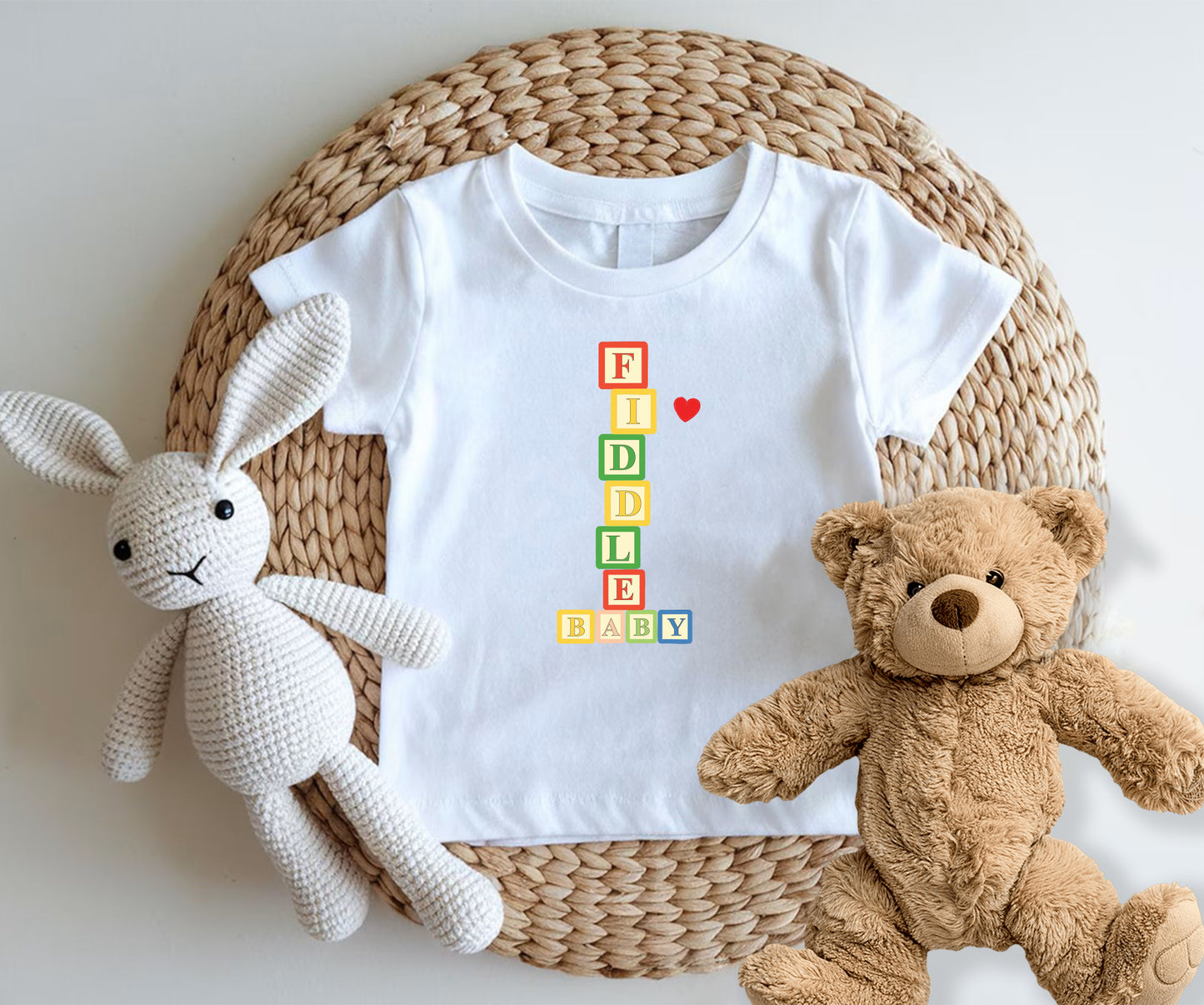 Fiddle Baby -Kids Tshirt