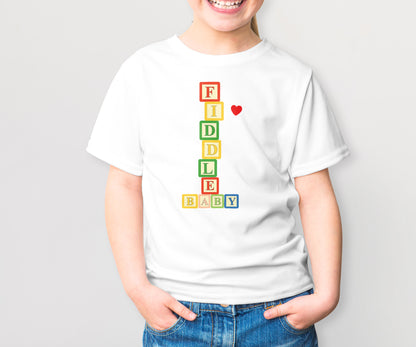 Fiddle Baby -Kids Tshirt