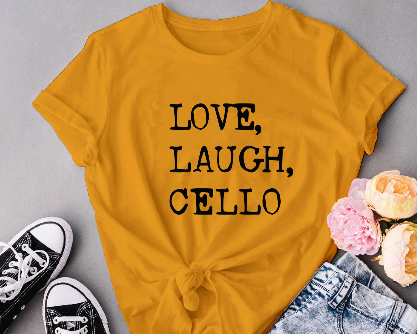 Love laugh Cello