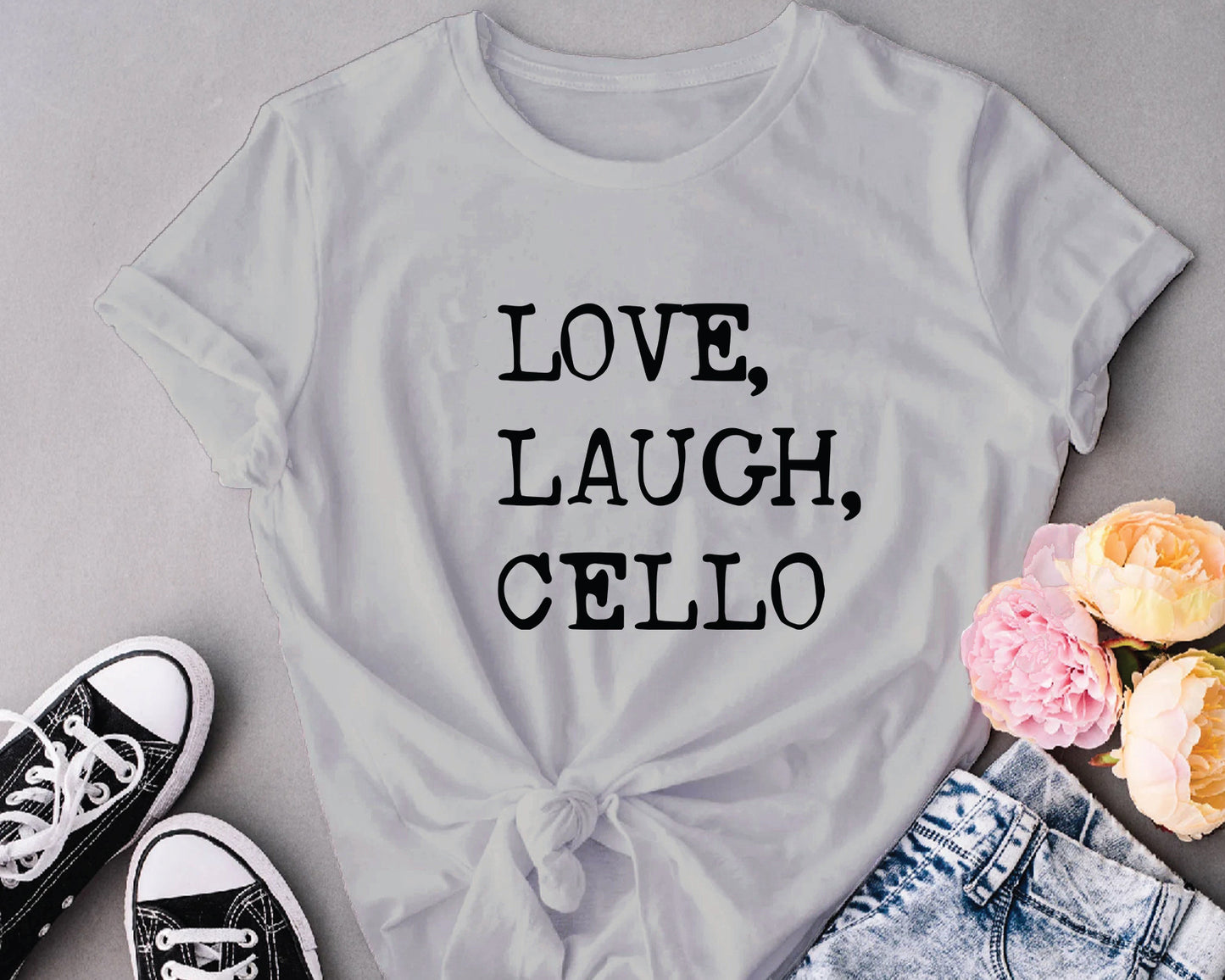 Love laugh Cello