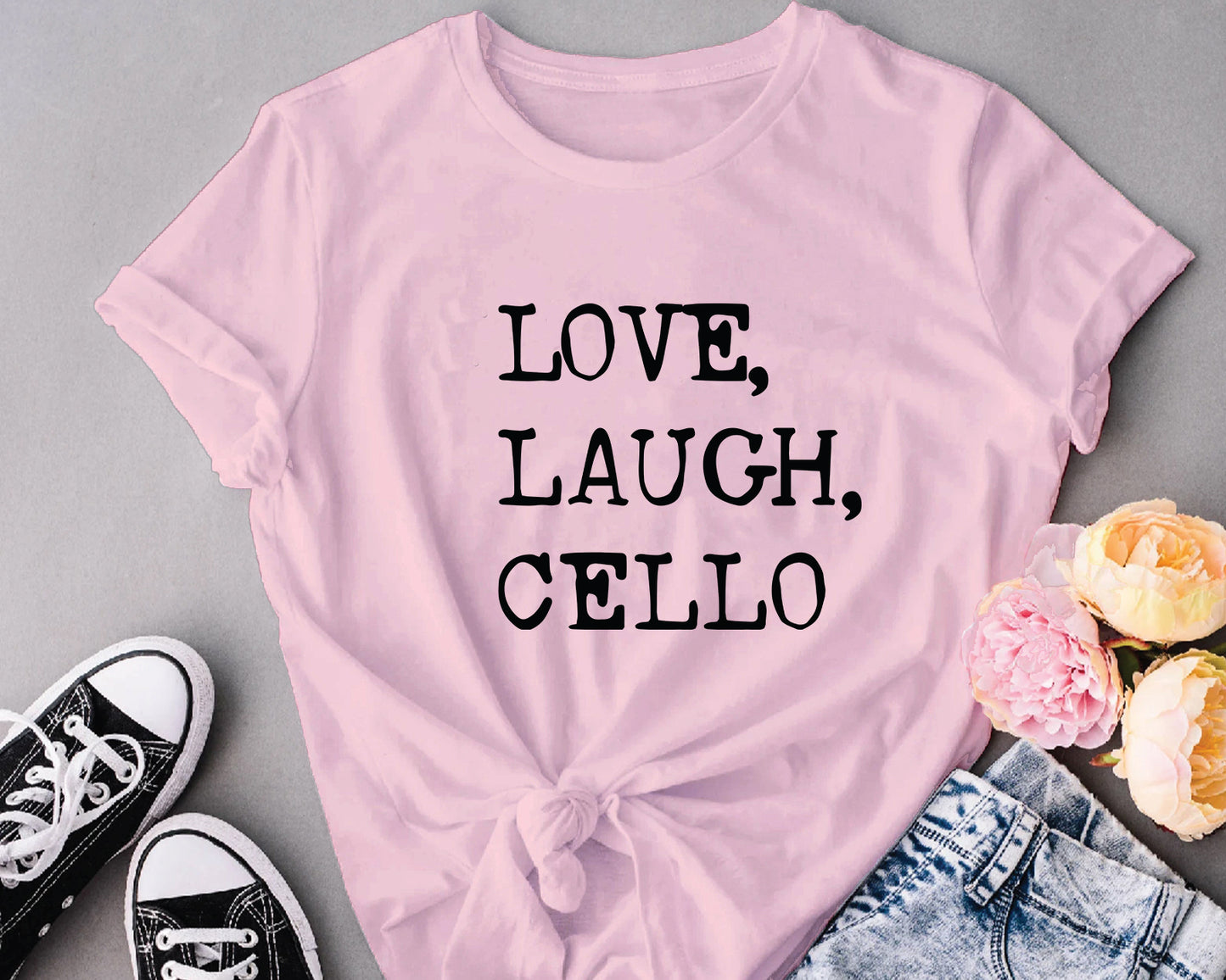 Love laugh Cello
