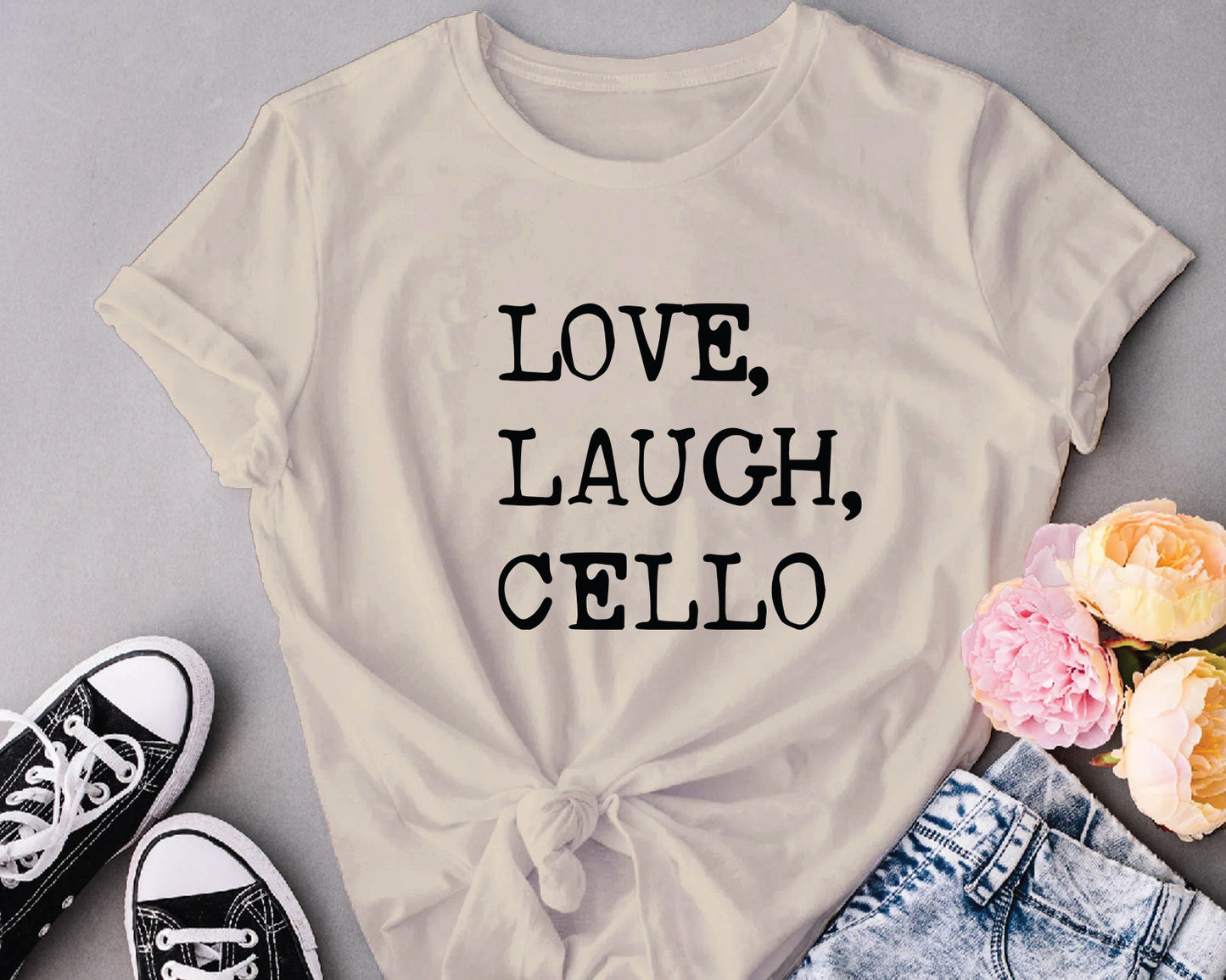 Love laugh Cello